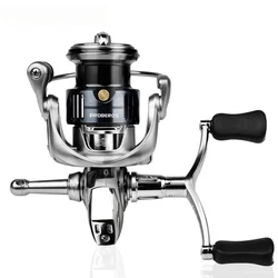 Carrete Shallow Spool doble manivela, lanzado largo para señuelos y roca