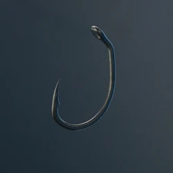 Hirisi Anzuelos de acero inoxidable PTFE con ojo para pesca