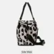 Bolsa de viaje espaciosa con estampado de leopardo, gran capacidad - imagen 3
