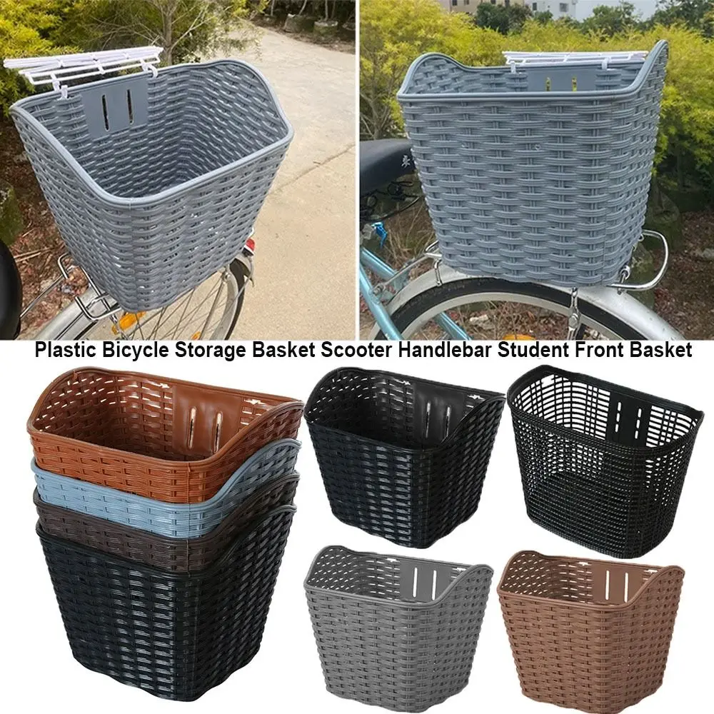Cesta para manillar infantil de plástico hueco multicolor - imagen 4