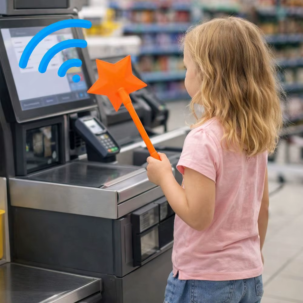 Varita Mágica Estrella 3D con Portatarjetas NFC - imagen 3