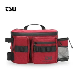 TSURINOYA RX1911 Bolsa de Pesca Impermeable de Cintura Roja