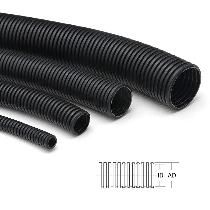 Tubo corrugado multicolor para organizar y proteger cables