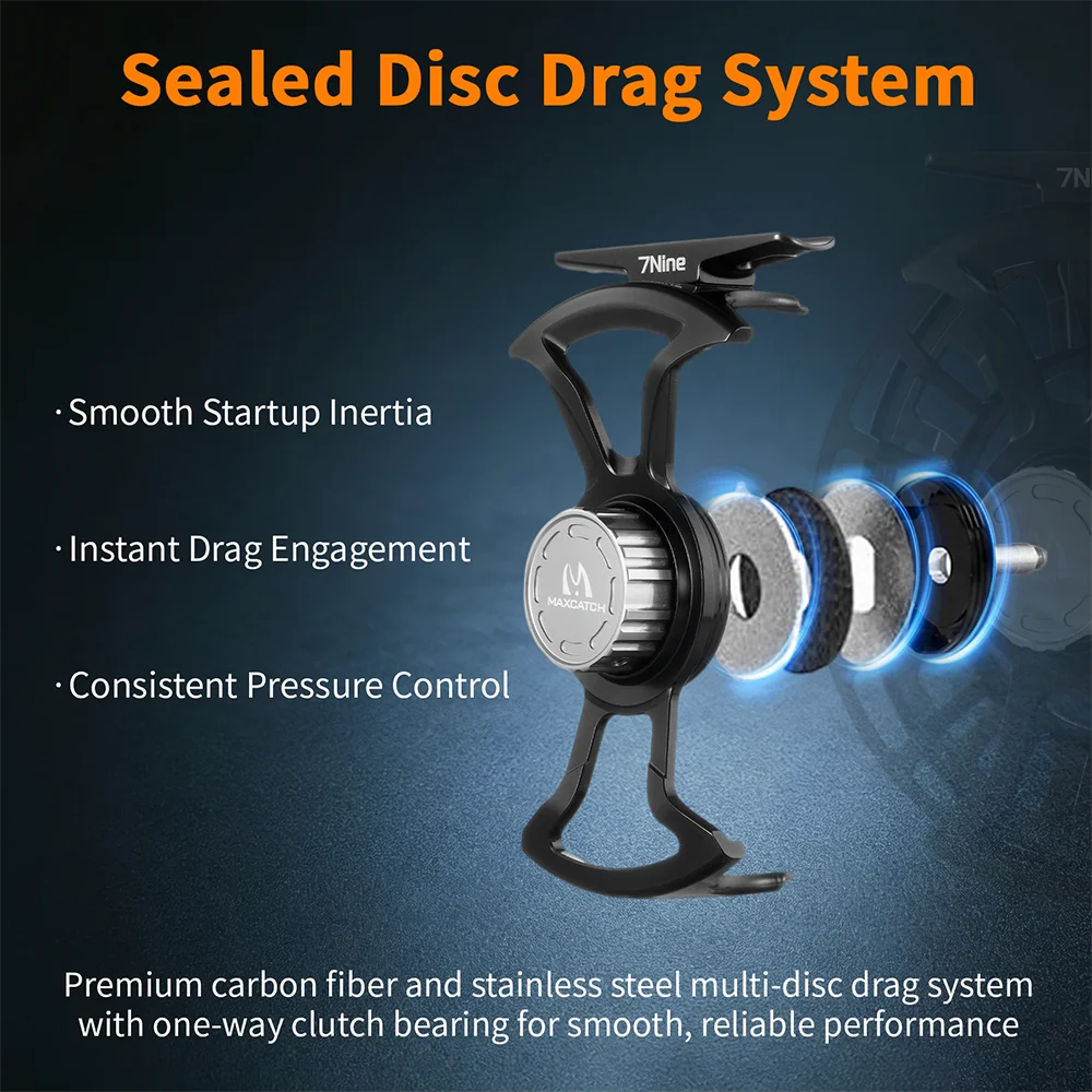 Carrete de pesca con mosca Avid ULTRA con freno de disco sellado - imagen 4