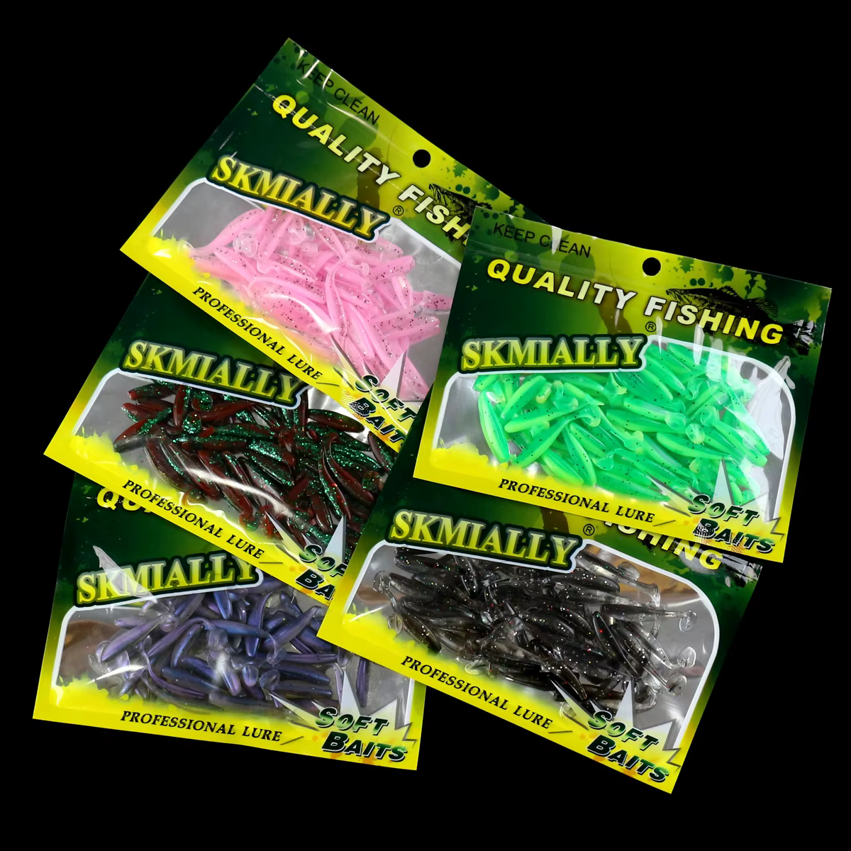 Señuelo Blando Mini Twist Tail para Lucio – Vinilo de Silicona