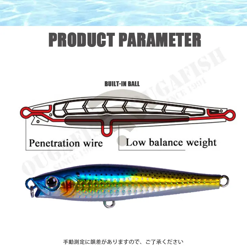 Señuelo Minnow hundido 40-50g – Caída controlada - imagen 4