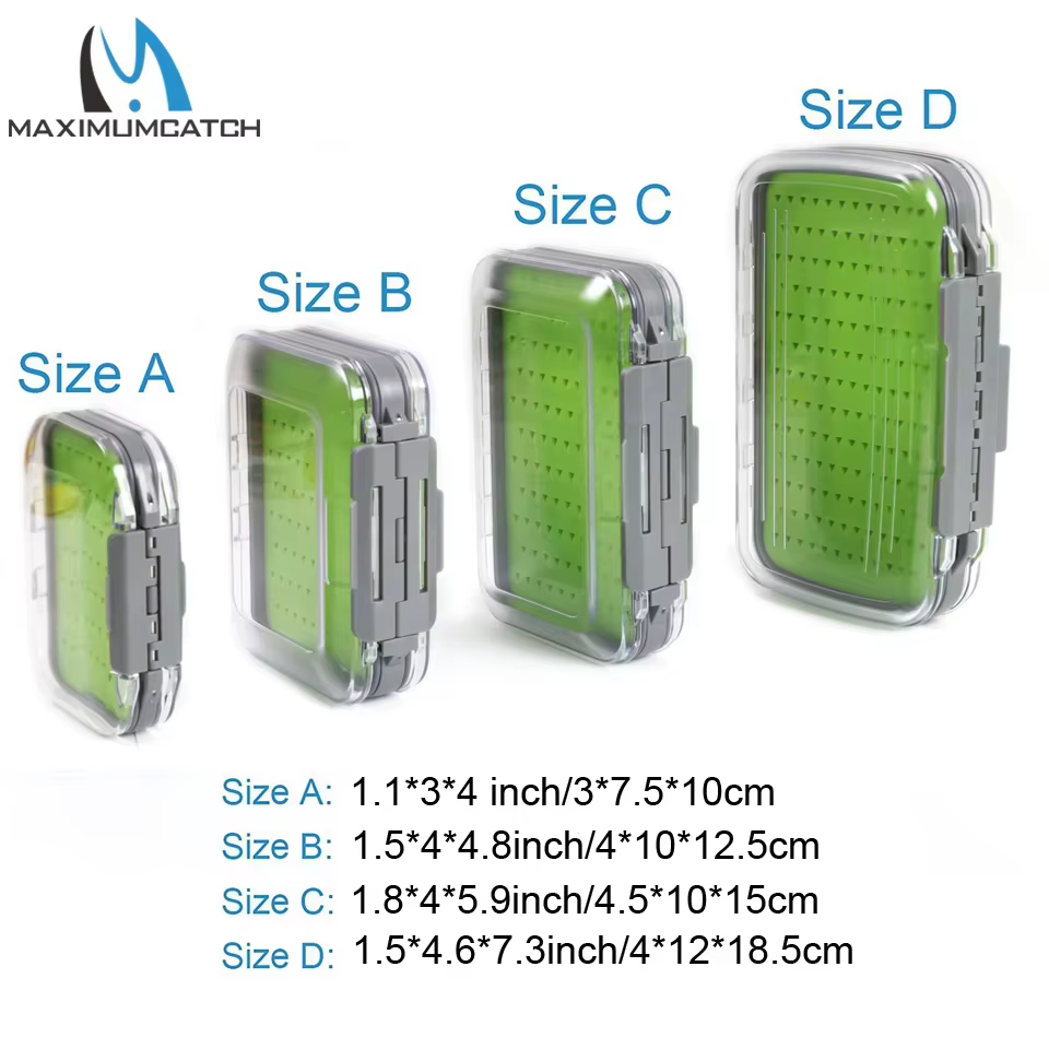 Caja de pesca con mosca MAXCATCH de doble tapa transparente - imagen 5