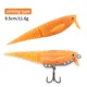 Señuelo Minnow swimbait hundible con aletas ajustables realista