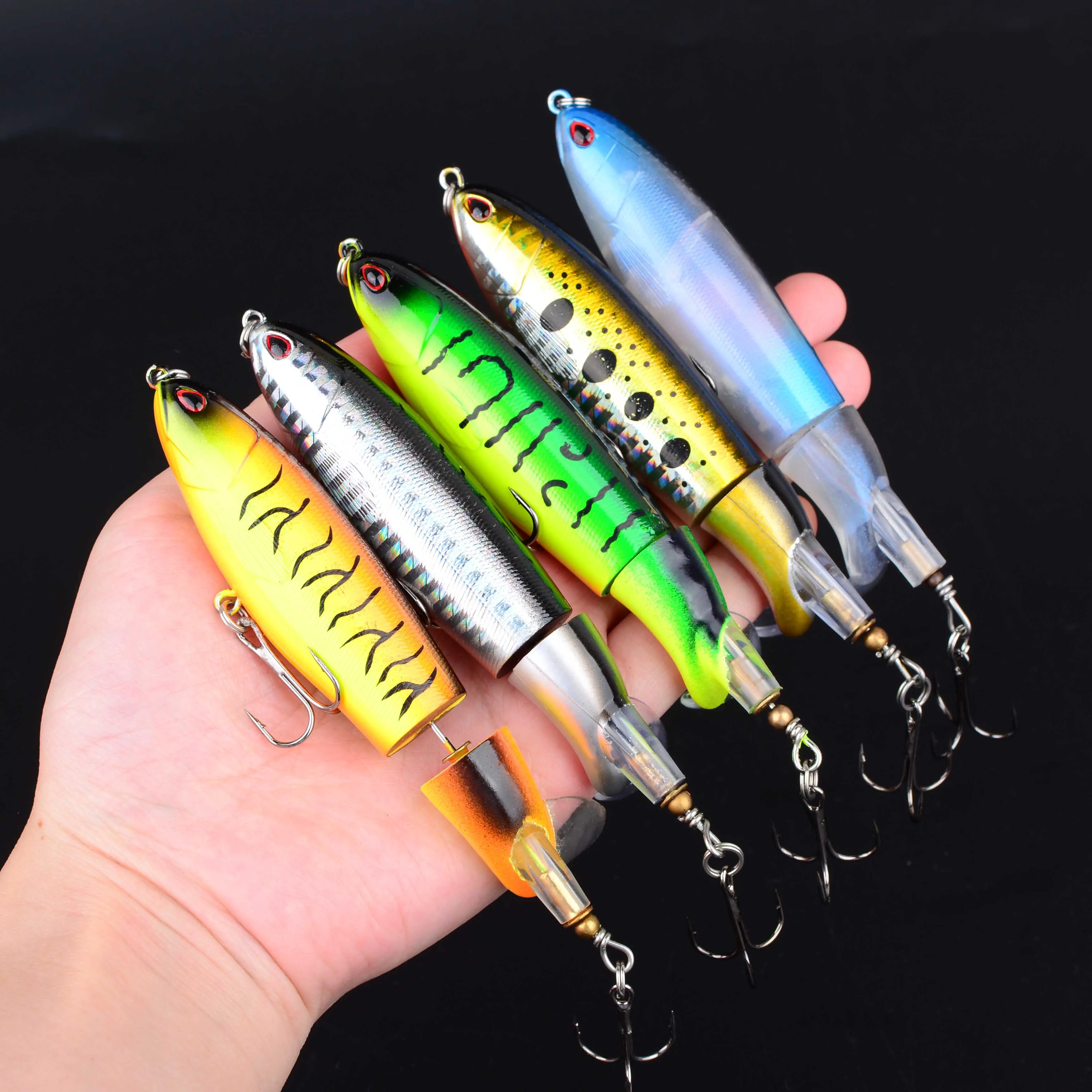Señuelo Popper de superficie giratorio – artificial de pesca