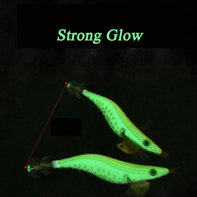 Señuelos Jig luminosos para sepia y pulpo – Imitación calamar y conmemón - imagen 5