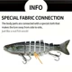 Señuelo Swimbait multiarticulado biónico de hundimiento lento - imagen 2