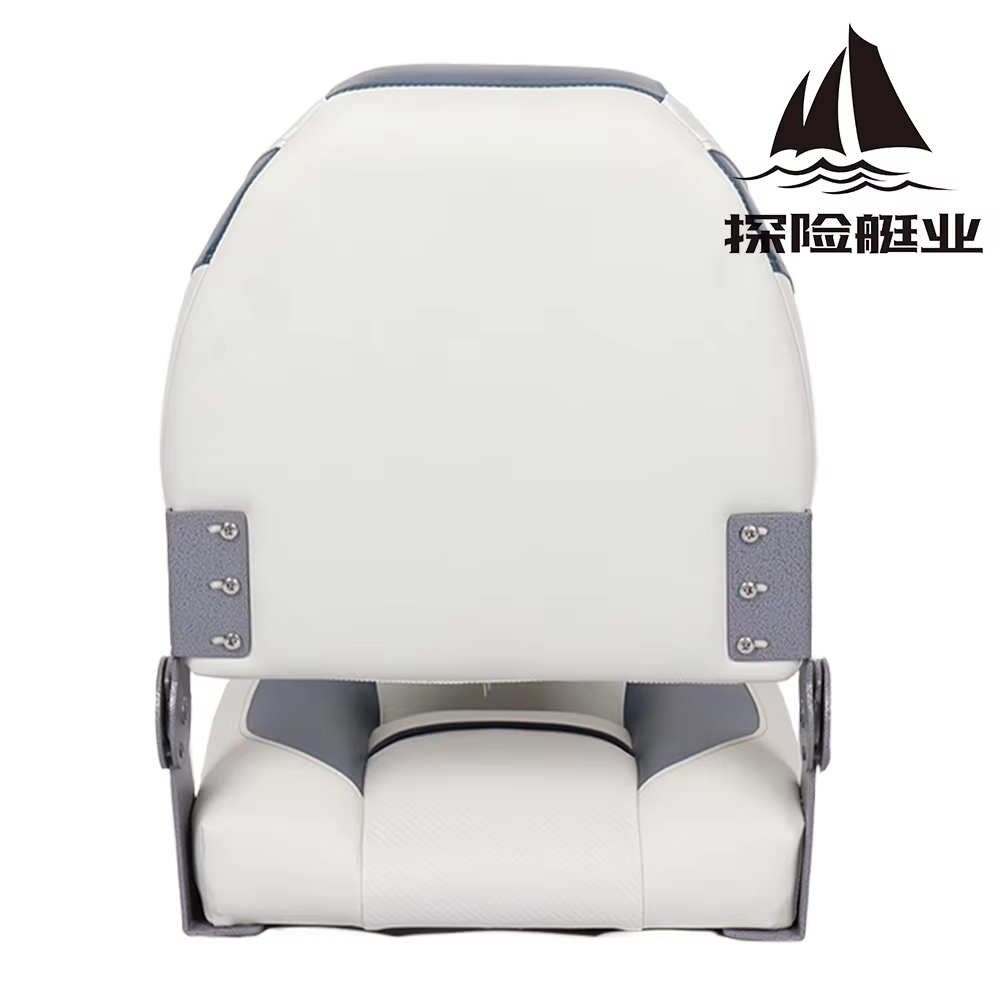Silla de pesca para barco plegable impermeable con respaldo alto - imagen 3