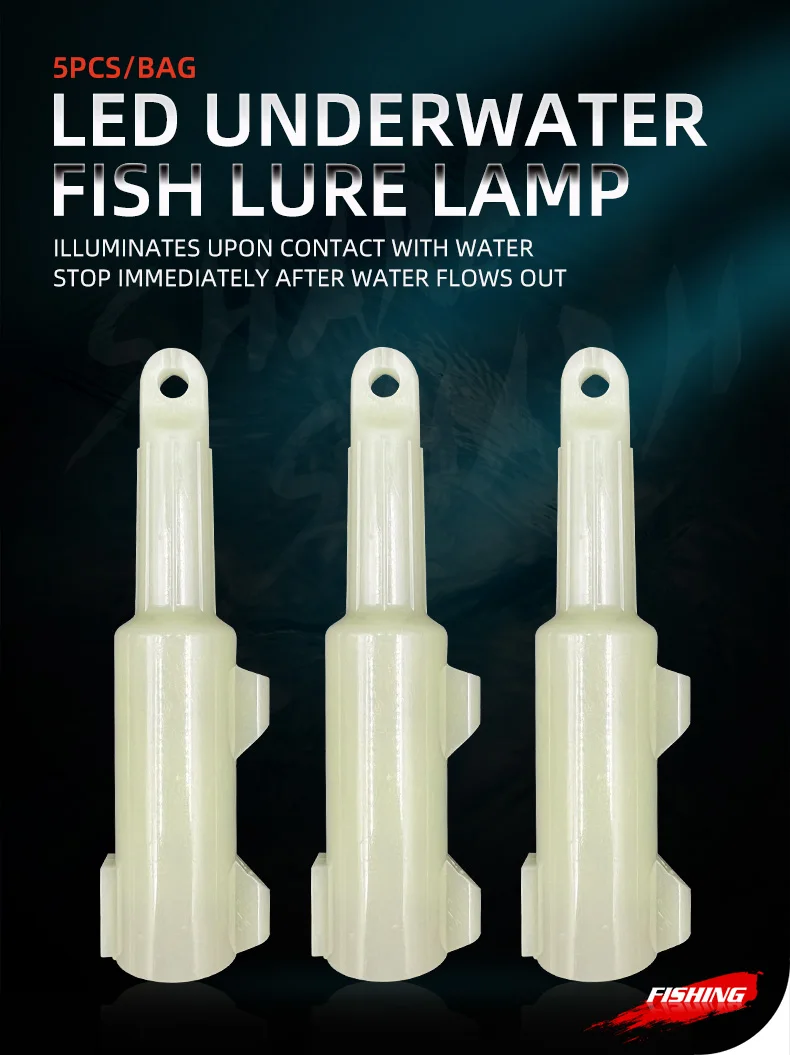 Lámparas LED para pesca subacuática en agua