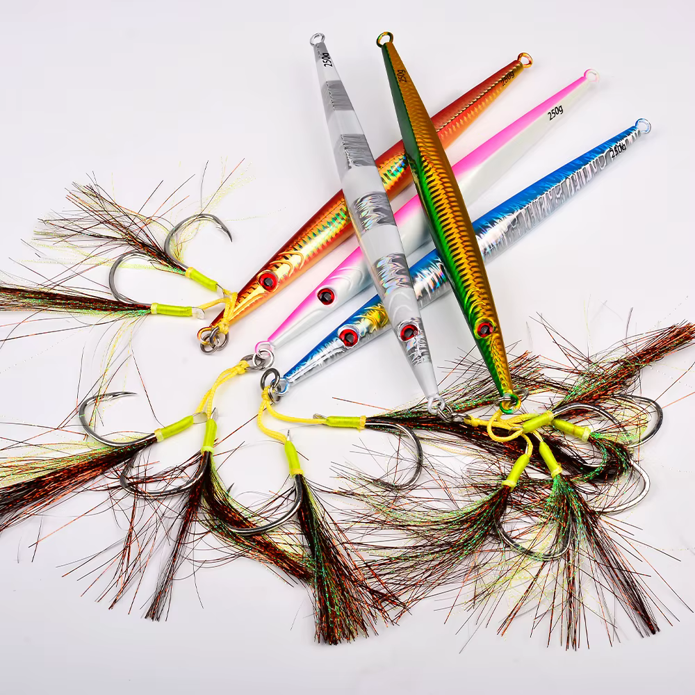 PROBEROS Señuelo metálico luminoso de hundimiento rápido para jigging - imagen 2