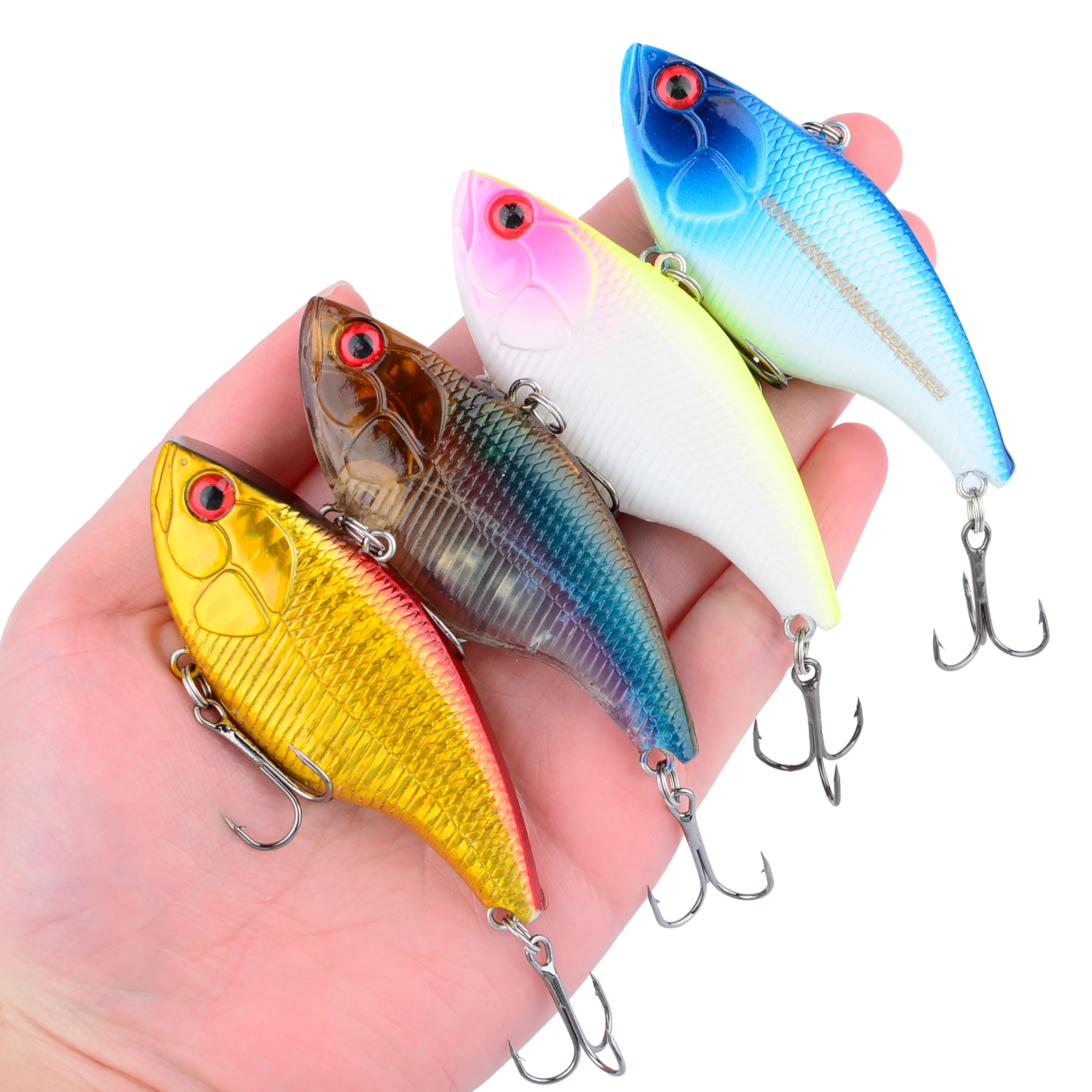 Señuelo Wobbler vibrante hundible para lubina: swimbait ruidoso - imagen 4