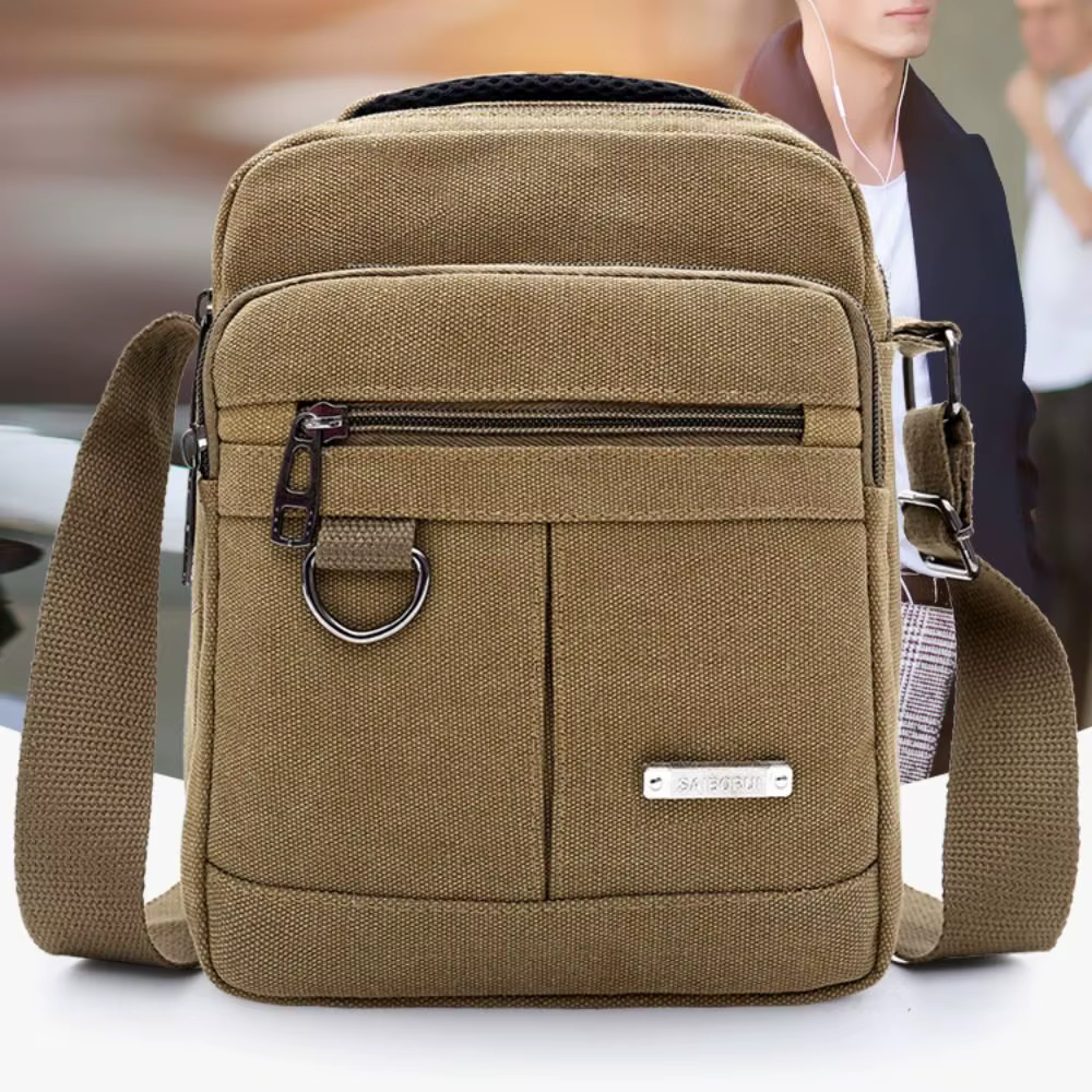 Bolso de lona bandolera para pesca y actividades al aire libre - imagen 5