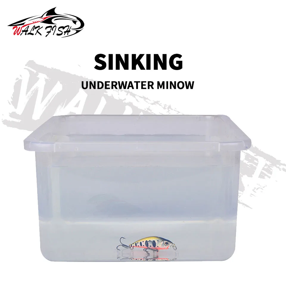WALK FISH Minnow Wobbler – Señuelo artificial con sonajero profesional - imagen 5