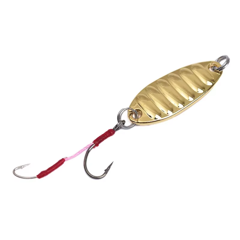 OUTKIT Señuelo Cucharilla Pequeño Acero al Carbono - Anzuelo Doble - imagen 5
