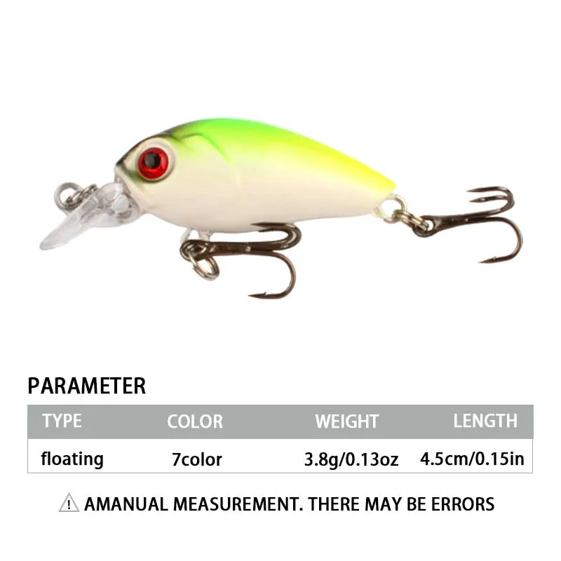 Crankbait en el agua demostrando su movimiento de wobble