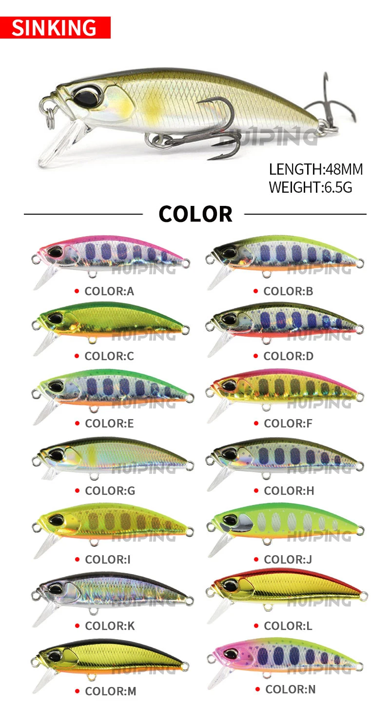 Señuelo de pececillo de pesca hundido en mano