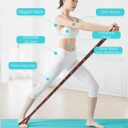 Cinturón de resistencia ajustable para yoga y estiramiento flexible