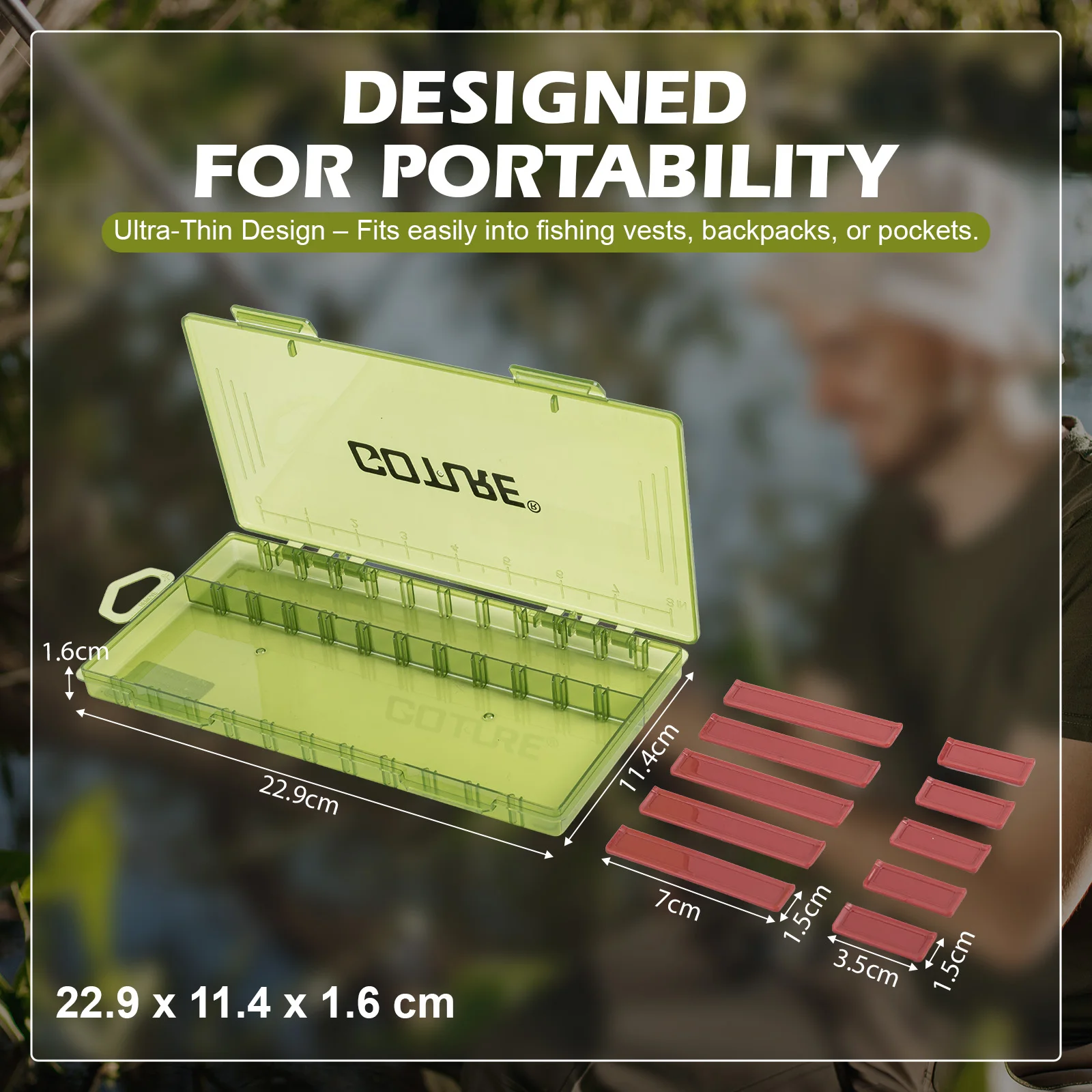 Goture juego de accesorios de pesca: plomos y anzuelos - imagen 3