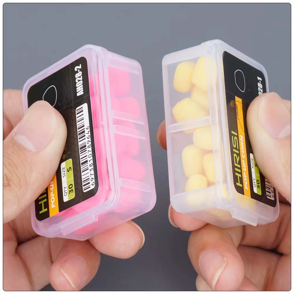 Señuelos pop-up de maíz para carpas en diferentes colores