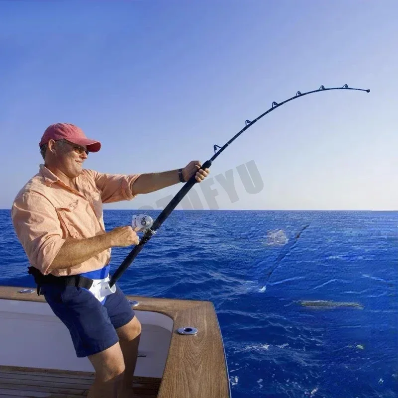 Caña de pesca de carbono para lanzamientos largos en mar - imagen 2