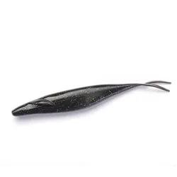 Señuelo de vinilo tipo minnow de hundimiento lento y cola bifurcada