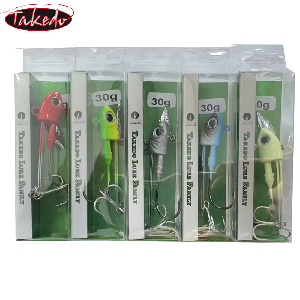TAKEDO Señuelos VIB metálicos 10-40g – Lubina y perca - imagen 2