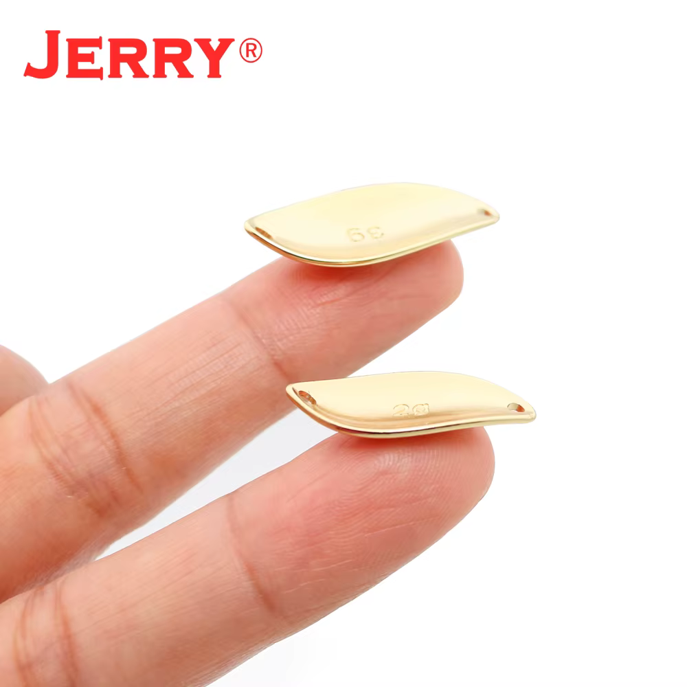 Jerry Señuelos Giratorios - Micro Cucharas de Latón para Trucha