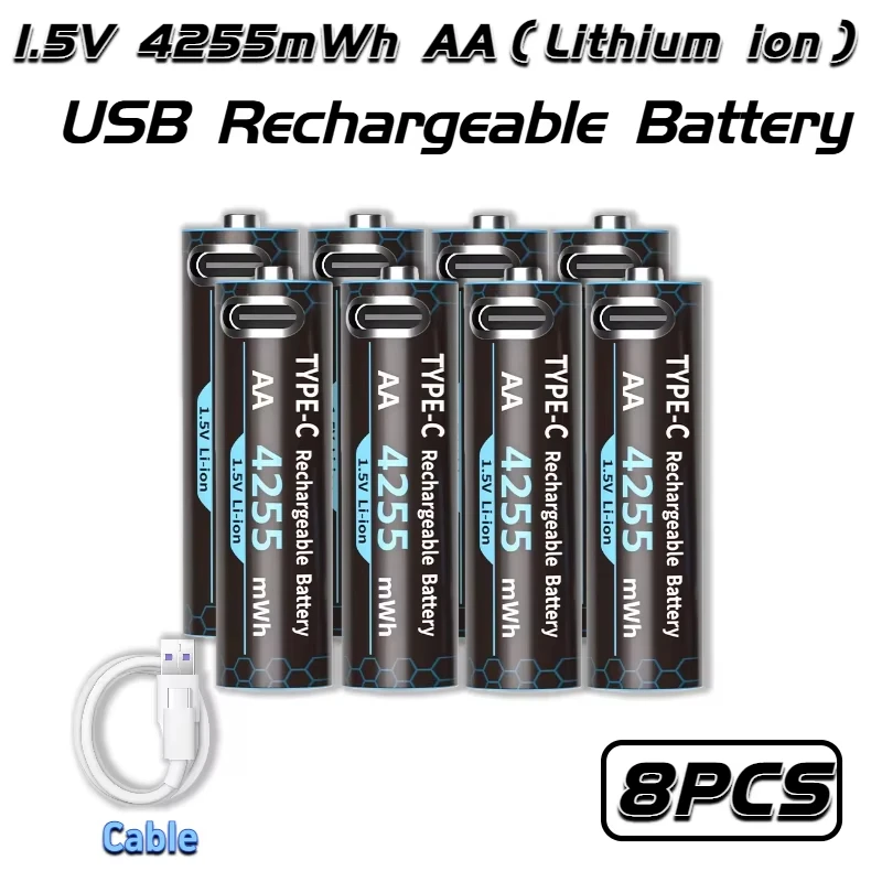 Baterías recargables Li-ion para mando con cargador USB-C - imagen 5
