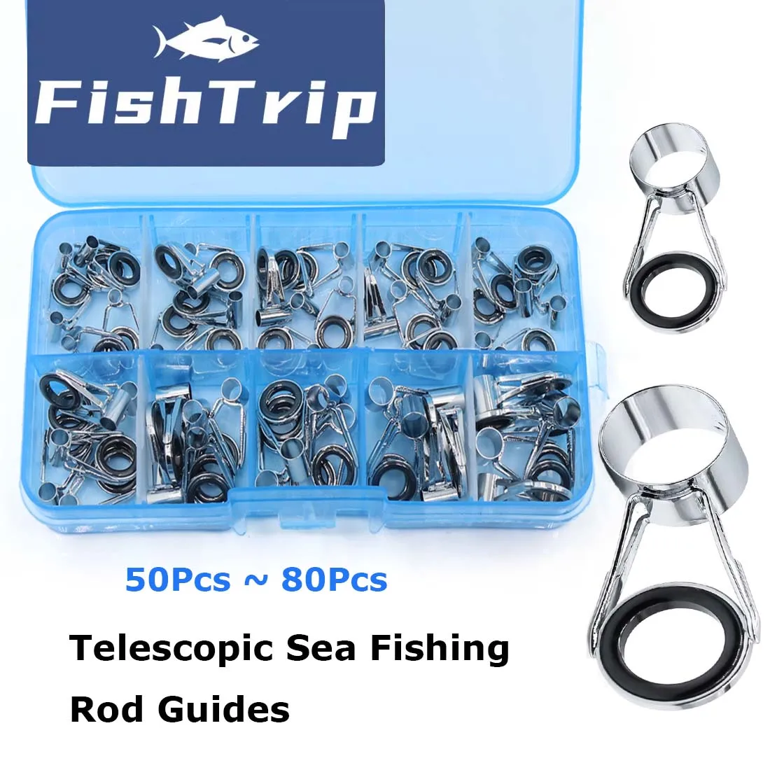 FishTrip Guías para caña telescópica – Kit reparacióncaa de pescar