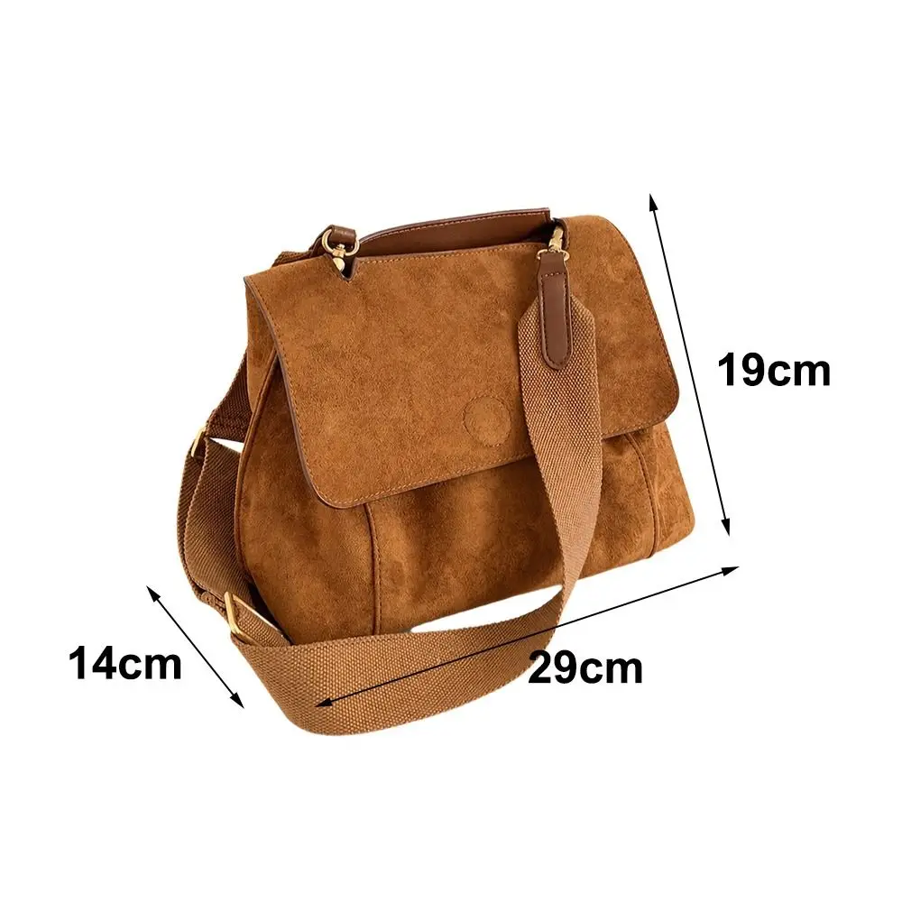 Bolso de pesca de gamuza con correa desmontable PU – Tote - imagen 3