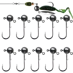Anzuelos Jig Head redondos 3-9g para vinilo – 10 unidades