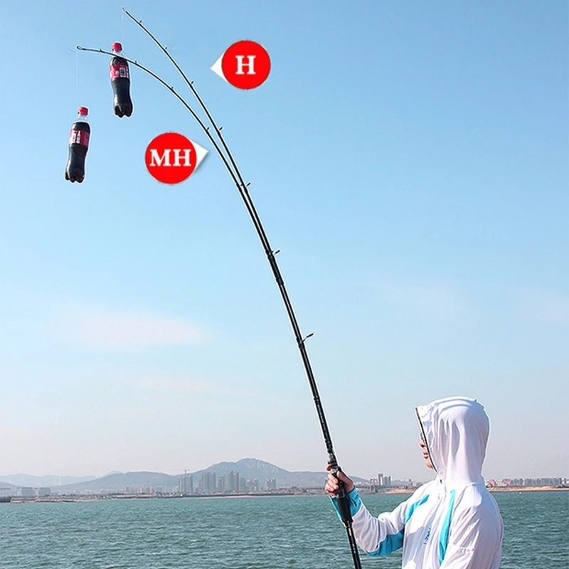 Caña de pesca en mar doble tramo vástago recto Trueno MH - imagen 4