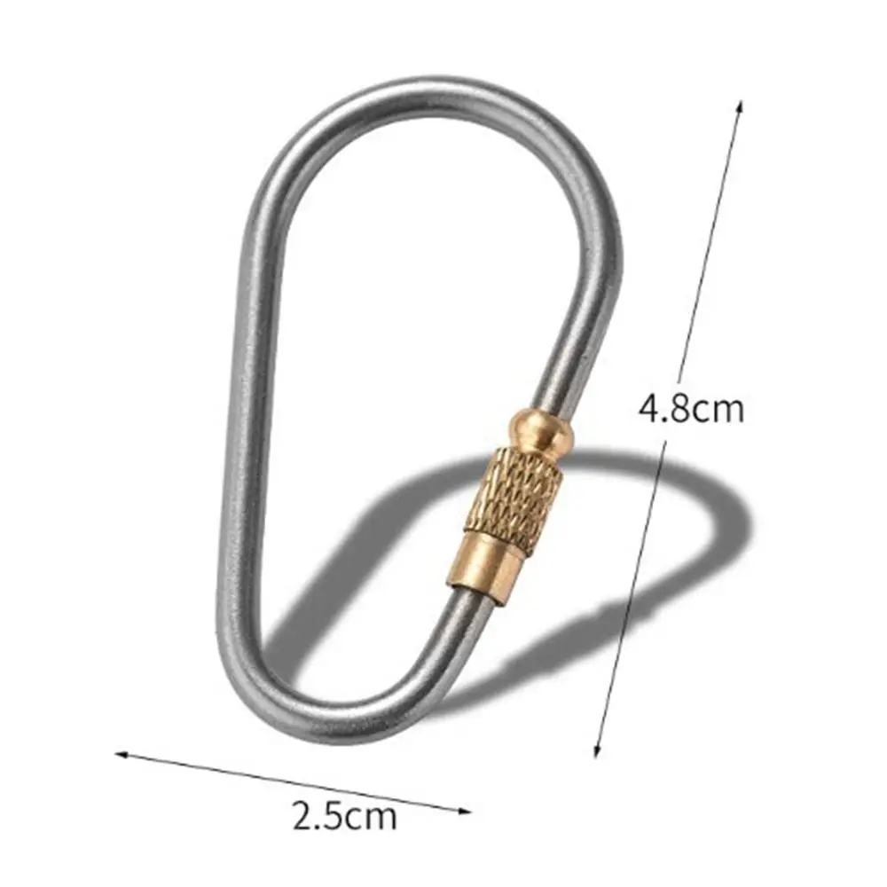 Llavero de titanio ligero mini multifuncional para mochila y coche - imagen 2