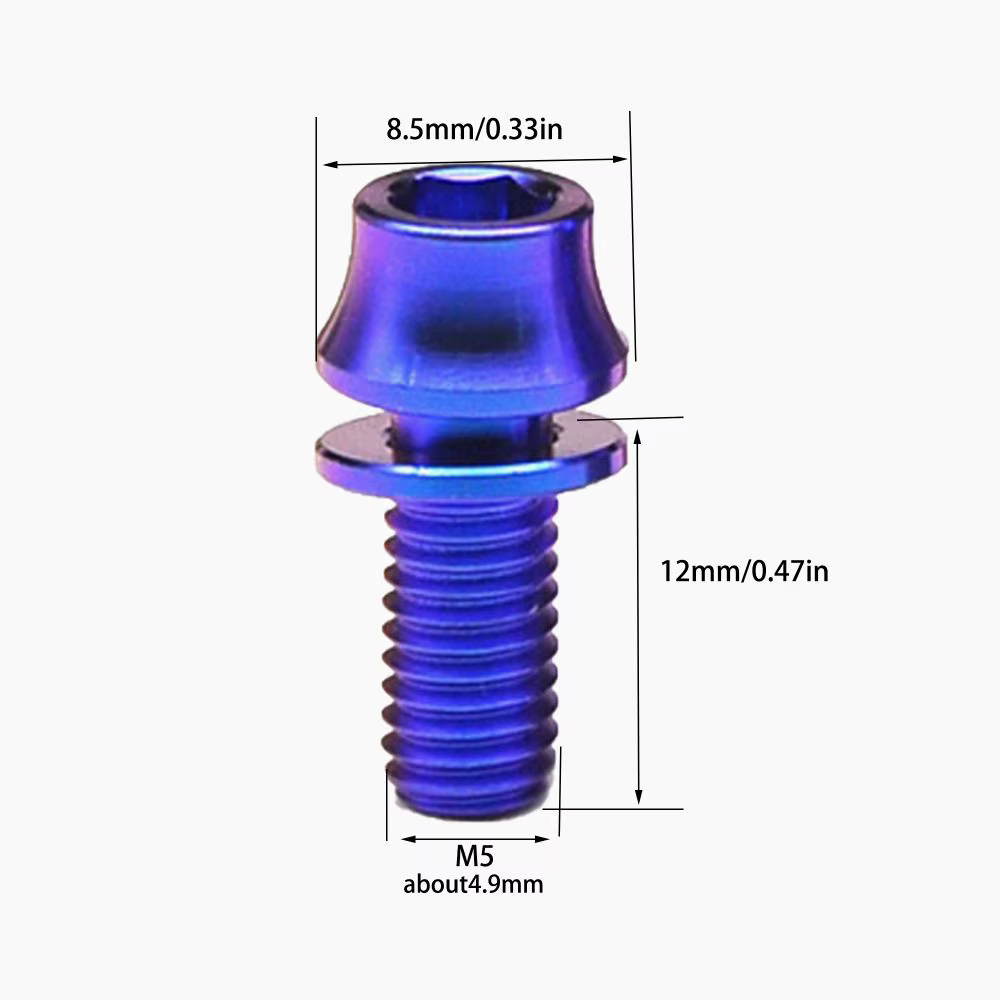 Detalle del tornillo con arandela incluida