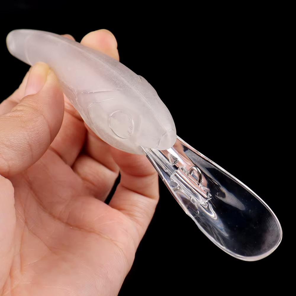 Señuelos Minnow Dr.Holife para pintar – Rascador flotante 13.5cm DIY