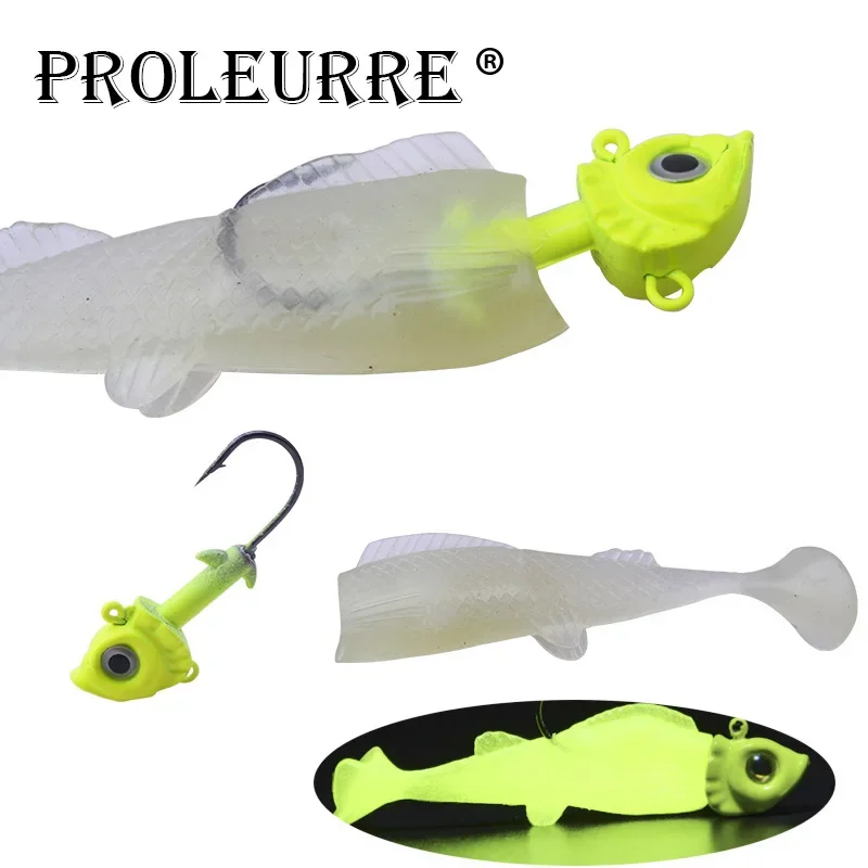 Señuelo JIG VIB luminoso 9cm para lucio y carpa - imagen 5