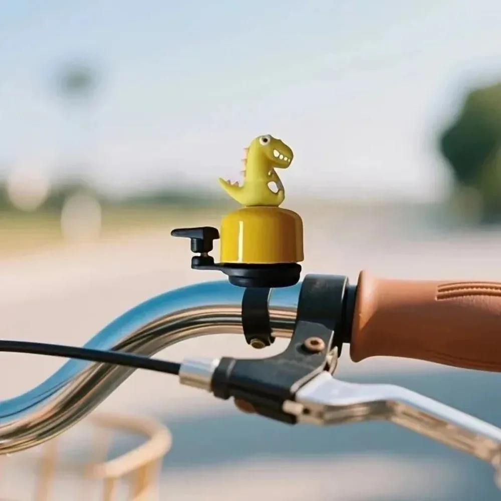 Alarma para bicicleta MTB con dinosaurio metálico y timbre - imagen 2