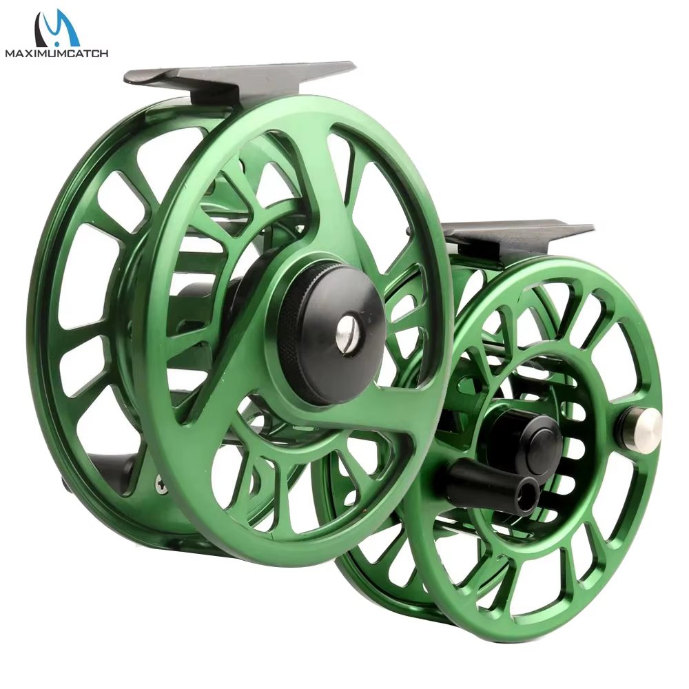 Carrete de pesca con mosca Maximumcatch Precision en aluminio CNC