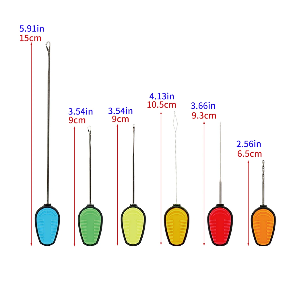 Agujas para boilies de carpa de acero inoxidable, perforar y enhebrar - imagen 4