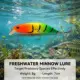Señuelo Minnow para lubina y lucio con anzuelos triples ABS - imagen 5