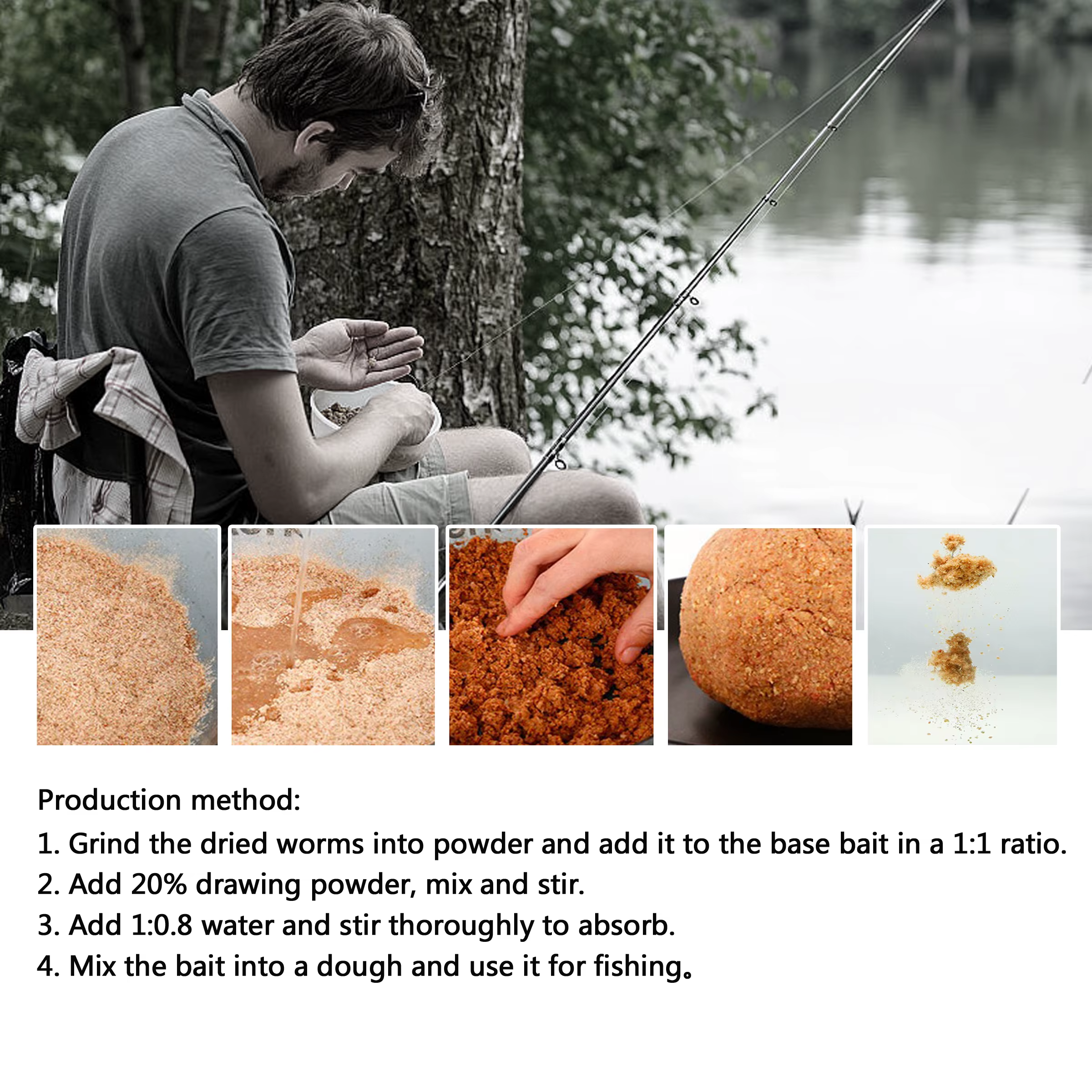 Kit Atrayentes HIRITH 3 Piezas para Pesca Todo el Año