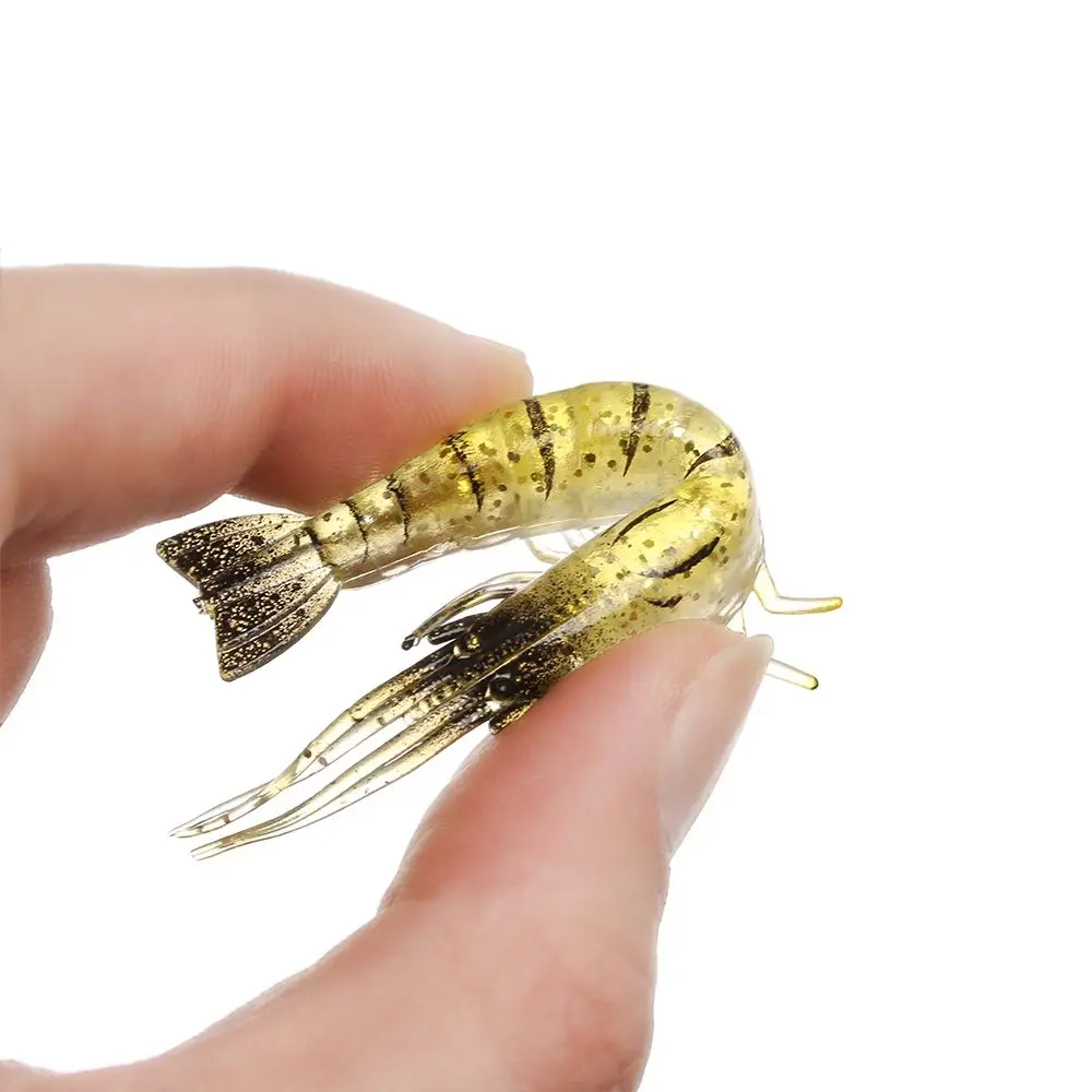 Señuelo de silicona con olor a pescado para mar, camarón con anzuelo - imagen 5
