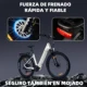 TTGO bicicleta eléctrica con batería extraíble y freno hidráulico - imagen 3