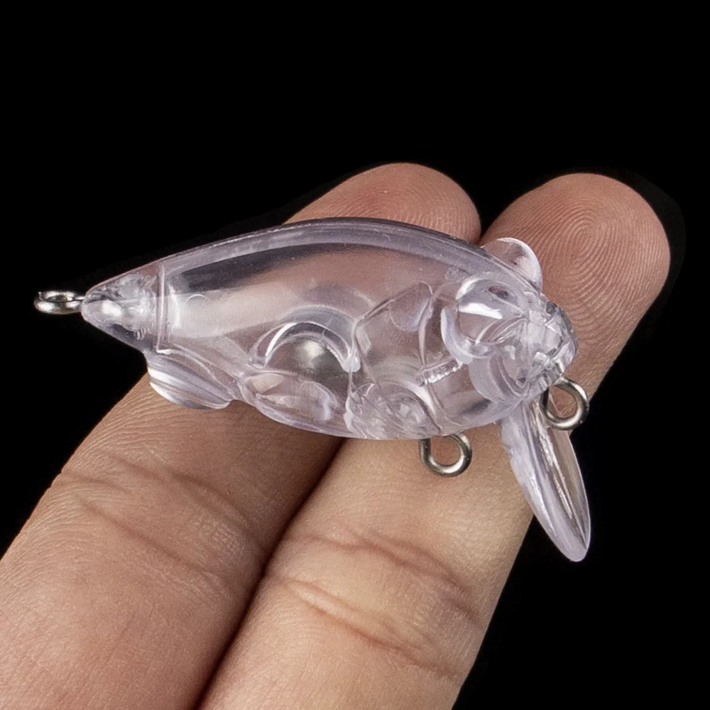 Dr.Holife crankbait flotante sin pintar para bricolaje de pesca - imagen 5