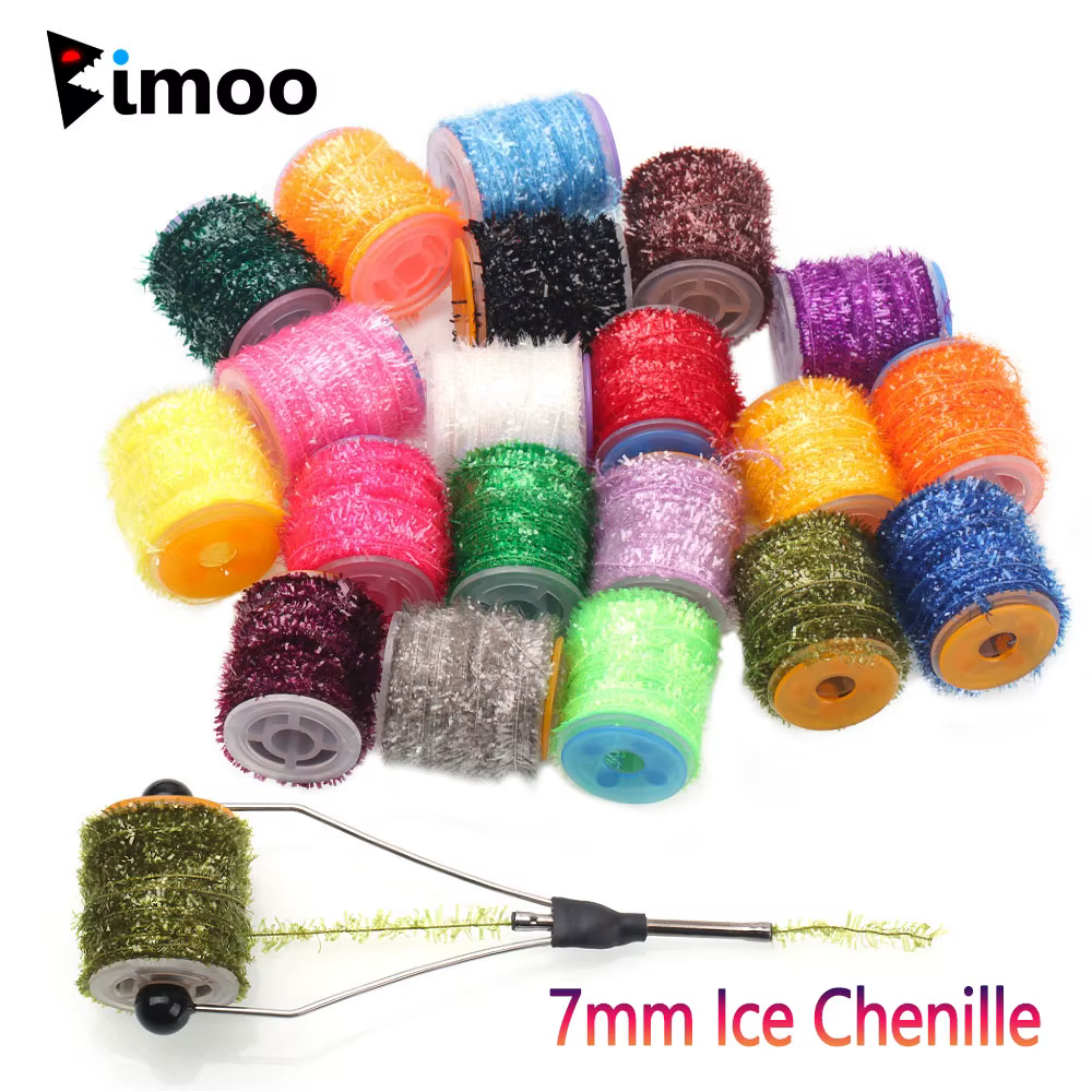 Bimoo Chenilla para Ninfas – Material atar moscas artificiales - imagen 4