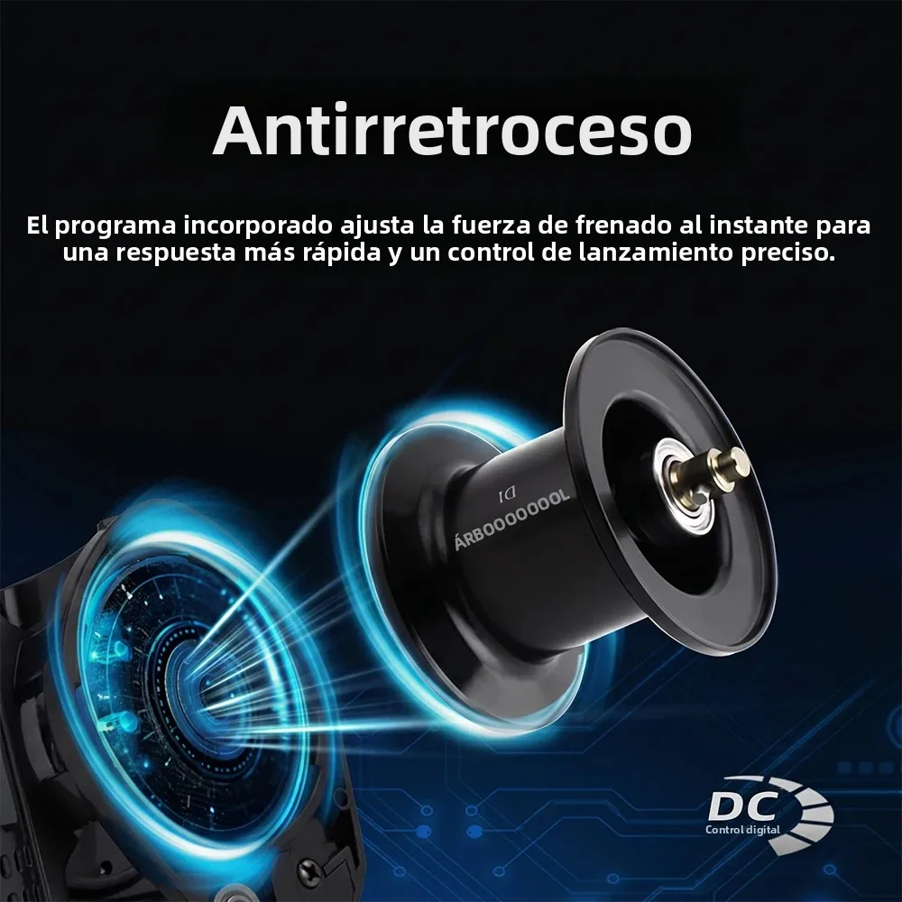 Carrete ultraligero BFS Huidiao TRAILSEEKER D1 sin juego para lubina - imagen 3